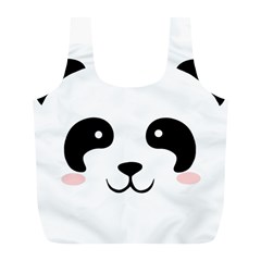 Panda  Full Print Recycle Bags (l)  by Valentinaart