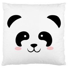 Panda  Standard Flano Cushion Case (one Side) by Valentinaart