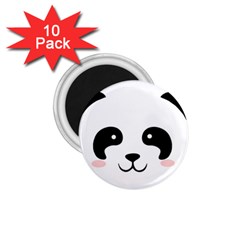 Panda  1 75  Magnets (10 Pack)  by Valentinaart