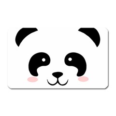 Panda  Magnet (rectangular) by Valentinaart