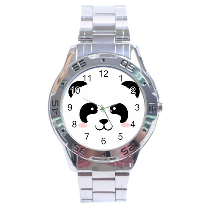 Panda  Stainless Steel Analogue Watch