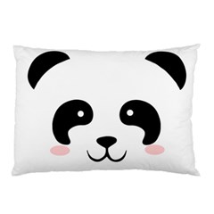 Panda  Pillow Case (two Sides) by Valentinaart