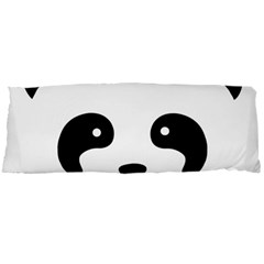 Panda  Body Pillow Case Dakimakura (two Sides) by Valentinaart