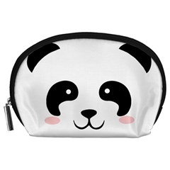 Panda  Accessory Pouches (large)  by Valentinaart