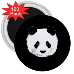 Panda  3  Magnets (100 Pack) by Valentinaart