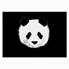 Panda  Large Glasses Cloth (2-side) by Valentinaart