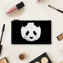 Panda  Cosmetic Bag (small)  by Valentinaart