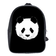 Panda  School Bag (large) by Valentinaart