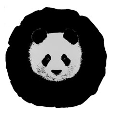 Panda  Large 18  Premium Round Cushions by Valentinaart