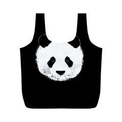 Panda  Full Print Recycle Bags (m)  by Valentinaart