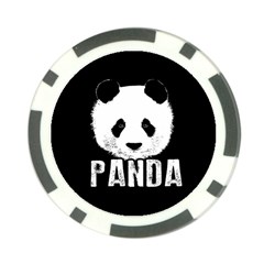 Panda  Poker Chip Card Guard by Valentinaart