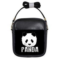 Panda  Girls Sling Bags by Valentinaart