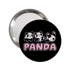 Panda  2 25  Handbag Mirrors by Valentinaart