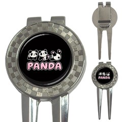 Panda  3-in-1 Golf Divots by Valentinaart