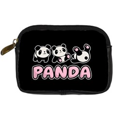 Panda  Digital Camera Cases by Valentinaart