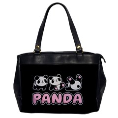 Panda  Office Handbags by Valentinaart