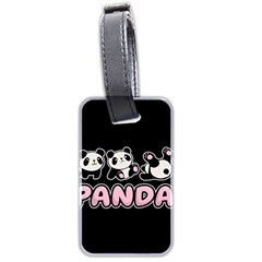 Panda  Luggage Tags (two Sides) by Valentinaart