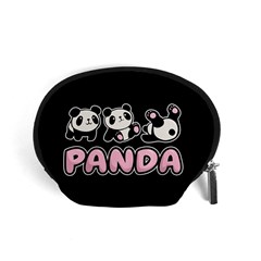 Panda  Accessory Pouches (small)  by Valentinaart