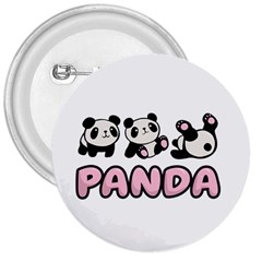 Panda  3  Buttons by Valentinaart