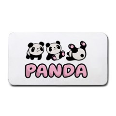 Panda  Medium Bar Mats by Valentinaart