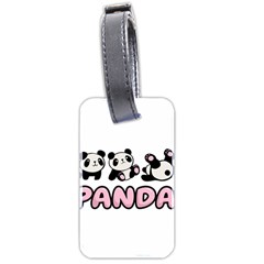 Panda  Luggage Tags (two Sides) by Valentinaart