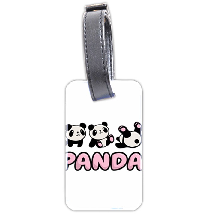 Panda  Luggage Tags (Two Sides)