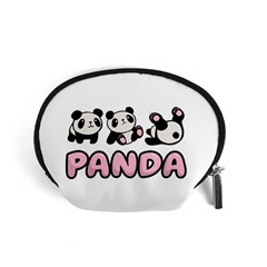 Panda  Accessory Pouches (small)  by Valentinaart