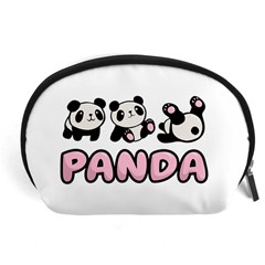 Panda  Accessory Pouches (large)  by Valentinaart