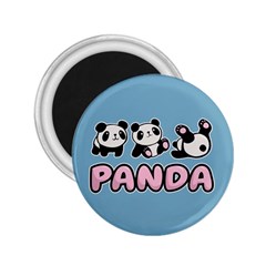 Panda  2 25  Magnets by Valentinaart