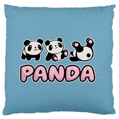 Panda  Large Cushion Case (Two Sides)