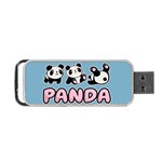 Panda  Portable USB Flash (Two Sides) Front