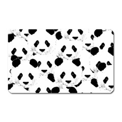 Panda Pattern Magnet (rectangular) by Valentinaart