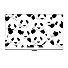 Panda Pattern Business Card Holders by Valentinaart