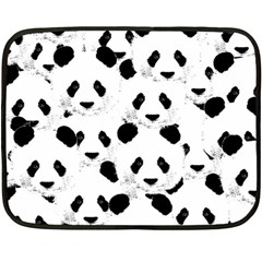 Panda Pattern Fleece Blanket (mini) by Valentinaart