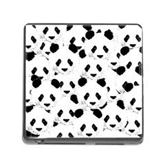 Panda Pattern Memory Card Reader (square) by Valentinaart