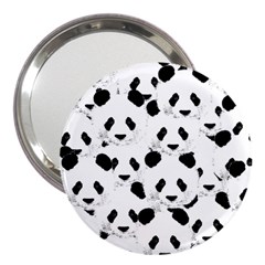 Panda Pattern 3  Handbag Mirrors by Valentinaart