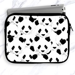 Panda Pattern Apple Ipad 2/3/4 Zipper Cases by Valentinaart