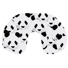 Panda Pattern Travel Neck Pillows by Valentinaart