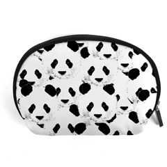 Panda Pattern Accessory Pouches (large)  by Valentinaart