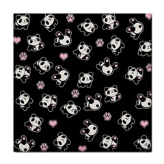 Panda pattern Tile Coasters