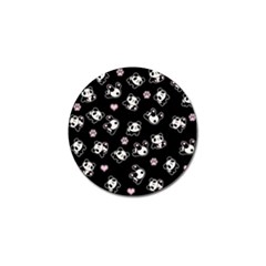 Panda Pattern Golf Ball Marker by Valentinaart