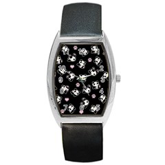 Panda pattern Barrel Style Metal Watch