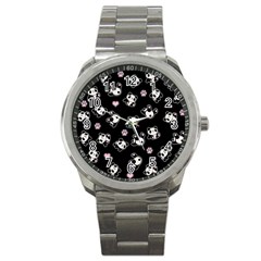 Panda pattern Sport Metal Watch