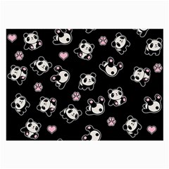 Panda pattern Large Glasses Cloth