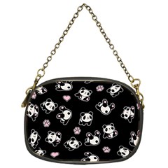 Panda Pattern Chain Purses (one Side)  by Valentinaart