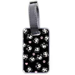 Panda Pattern Luggage Tags (two Sides) by Valentinaart