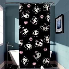 Panda pattern Shower Curtain 36  x 72  (Stall) 