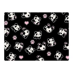 Panda pattern Double Sided Flano Blanket (Mini) 