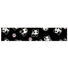 Panda pattern Small Flano Scarf