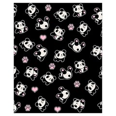 Panda Pattern Drawstring Bag (small) by Valentinaart